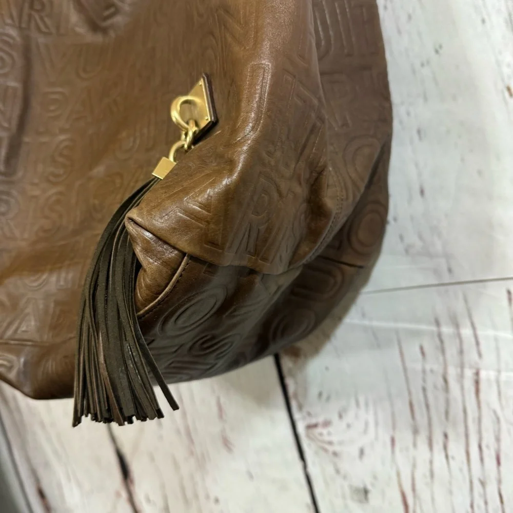 Louis Vuitton Paris Souple Whisper PM Chocolate Embossed leather bag limited